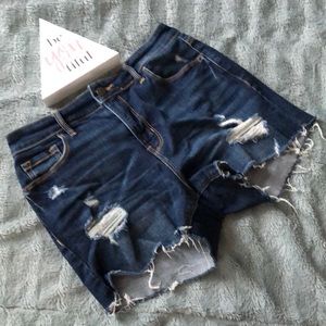 Old Navy high rise denim shorts.